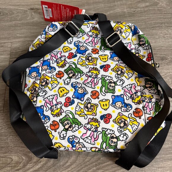 NWT Super Mario World Backpack for Nintendo Switch Lite Console & Accessories - Picture 6 of 6
